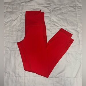 Lululemon align red size 4